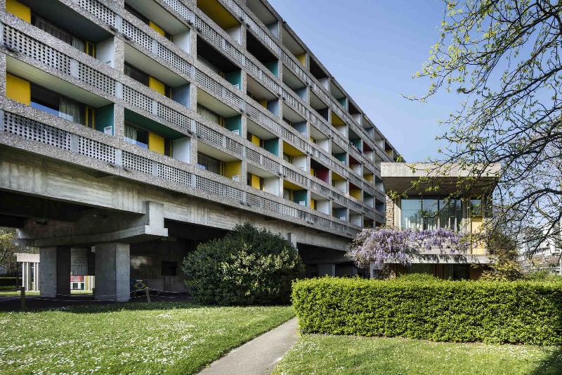 Iconic Cité Radieuse in Marseille, symbol of Le Corbusier’s modern architecture